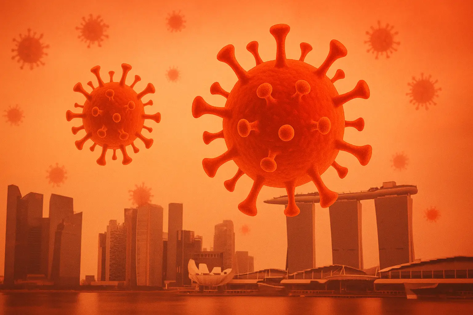 सिंगापुर कोविड 19 मामले 2025: शहर का दृश्य और वायरस अलर्ट (Singapore Covid-19 Cases 2025: City view and virus alert)