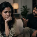 A person experiencing emotional manipulation and understanding gaslighting meaning in a toxic relationship.