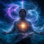 A beautiful spiritual and abstract conceptual psychological art showing the emotional depth and dreaming mindset of Pisces zodiac sign in Hindi blog.